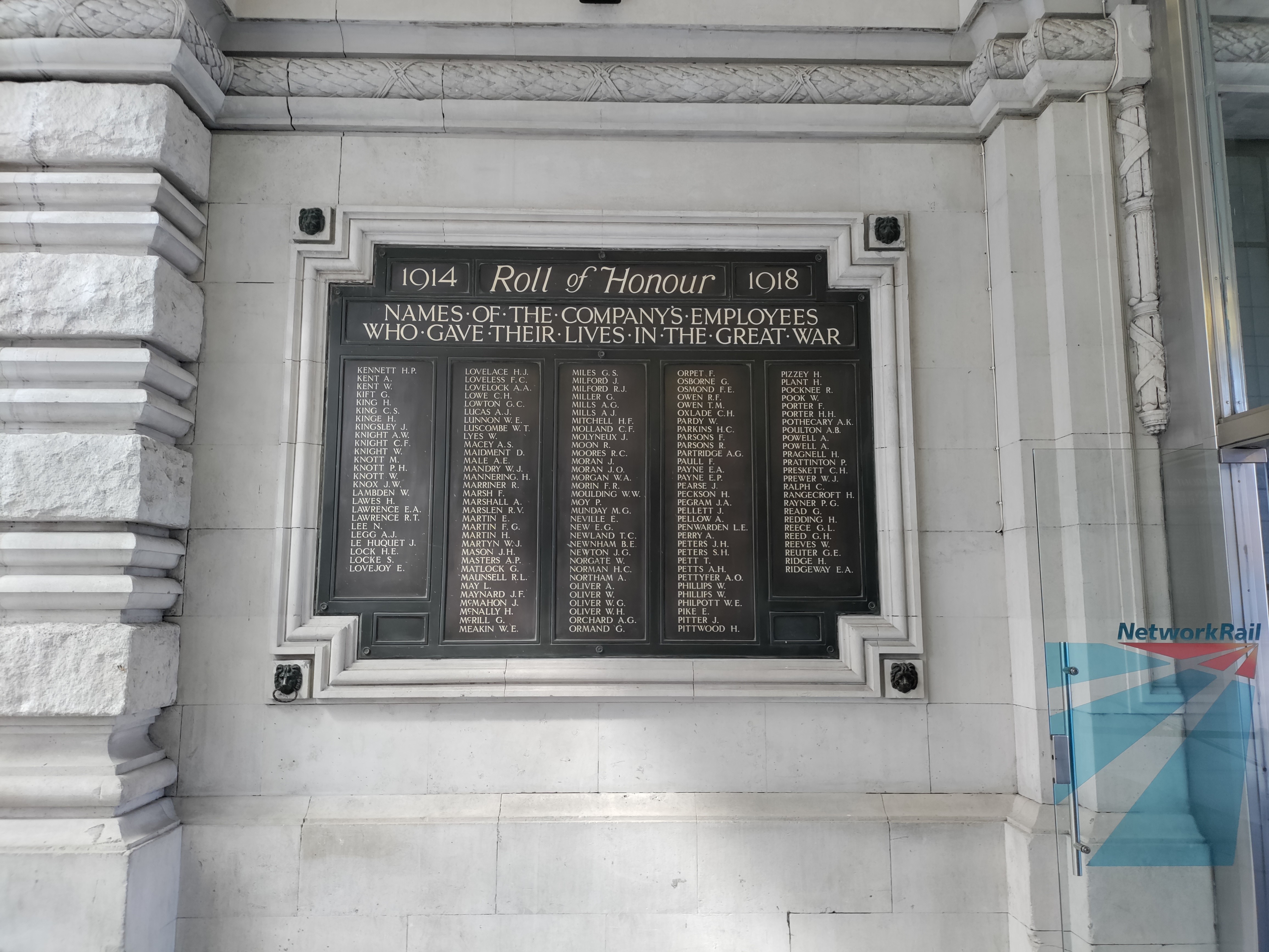 London And South Western Railway Victory Arch Waterloo Station War Memorials Online