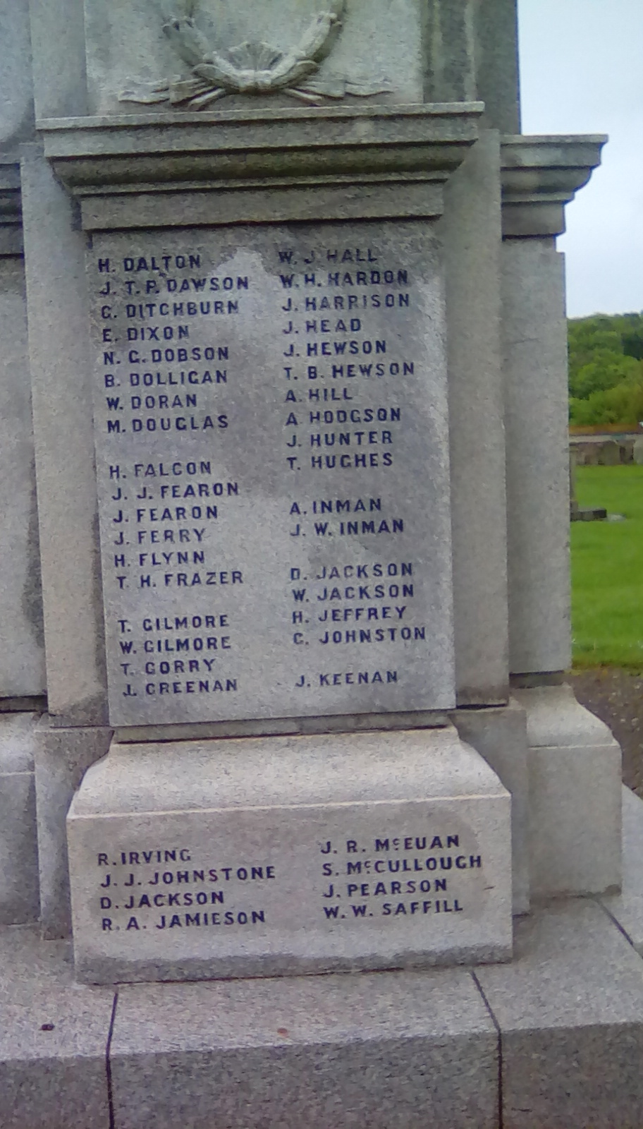 Harrington War Memorials Online