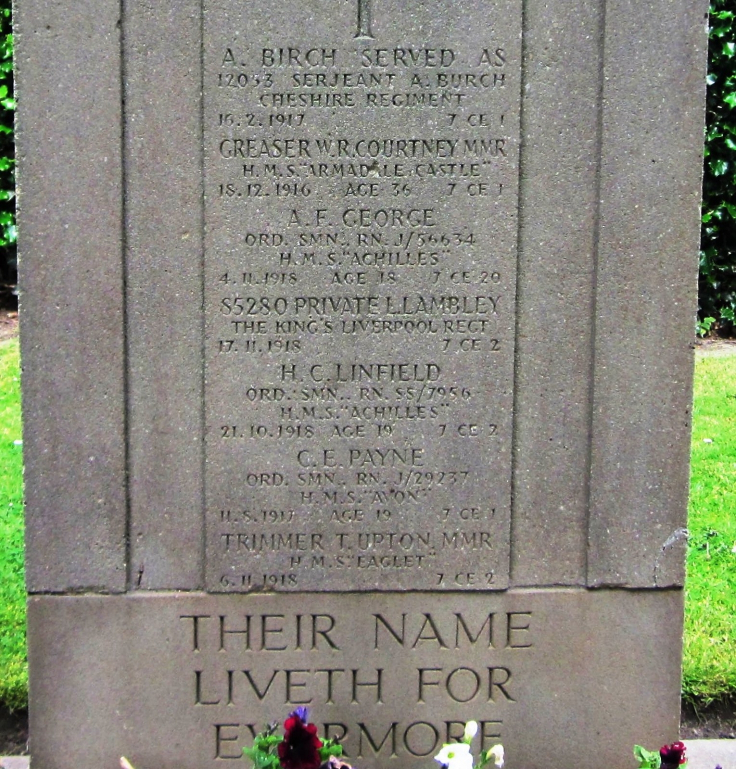 RAKE LANE CEMETERY BRITISH LEGION WW1 STONE OF REMEMBRANCE - War ...