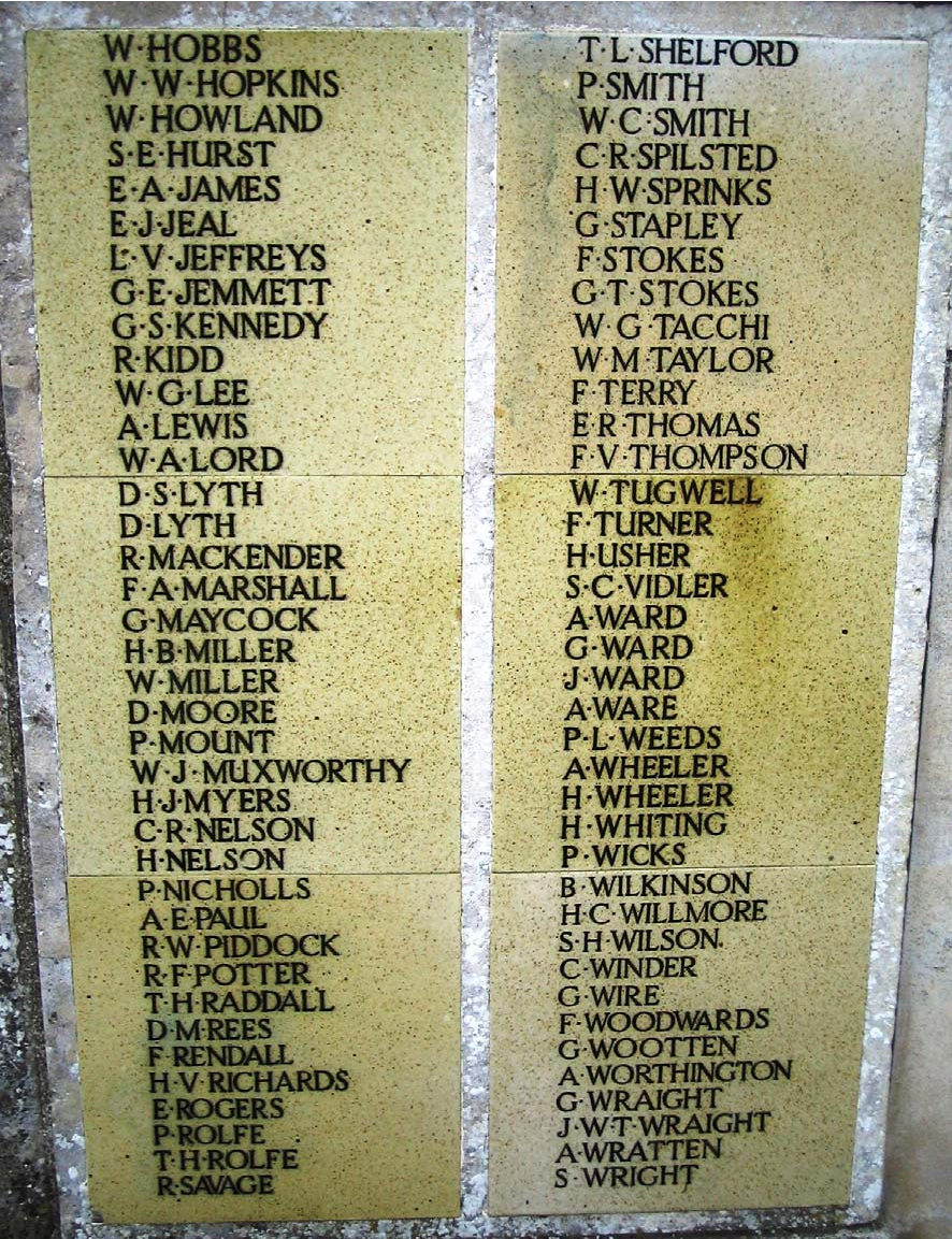 Hythe War Memorials Online