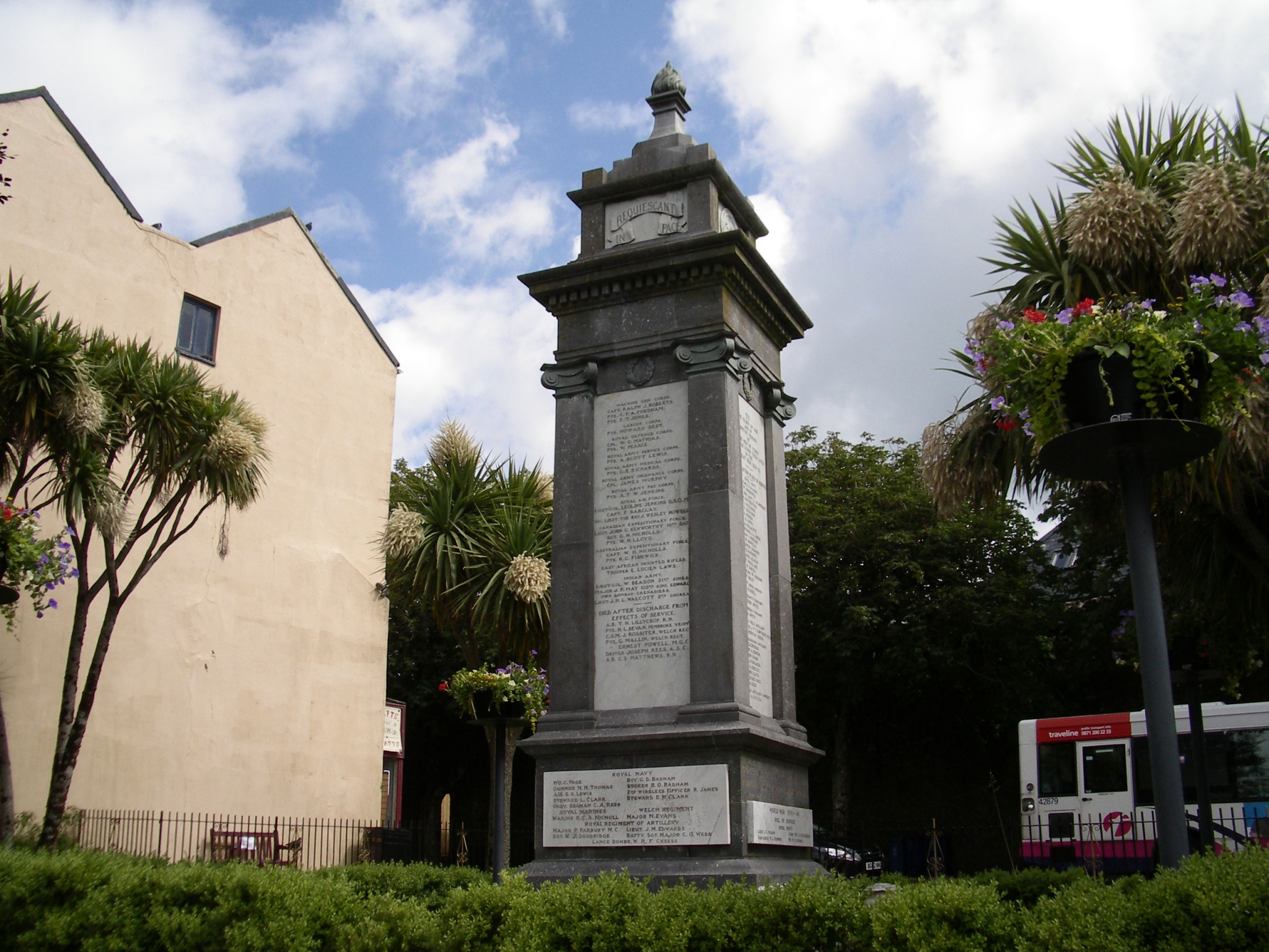 Tenby War Memorial - War Memorials Online