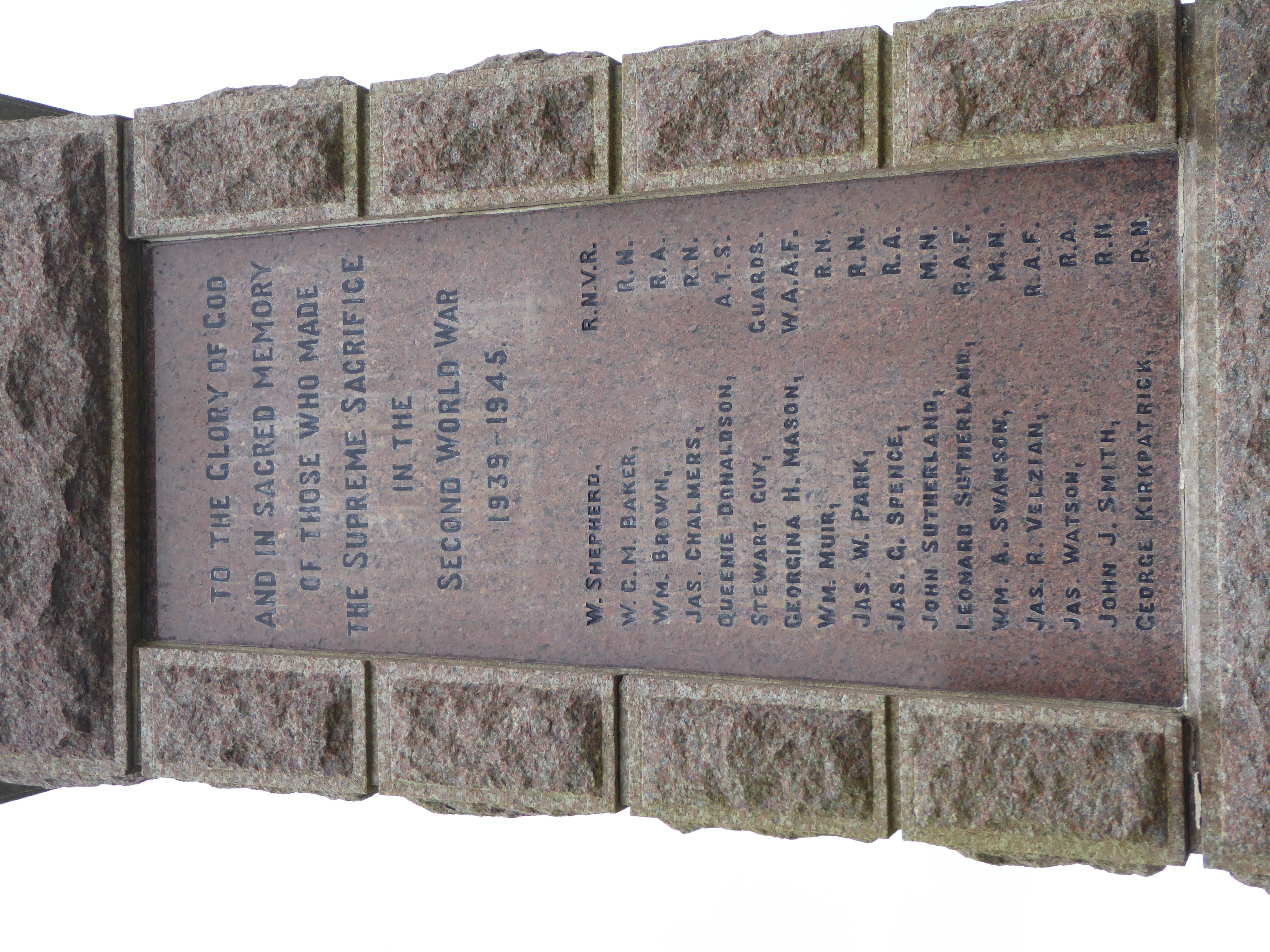 Stromness War Memorials Online