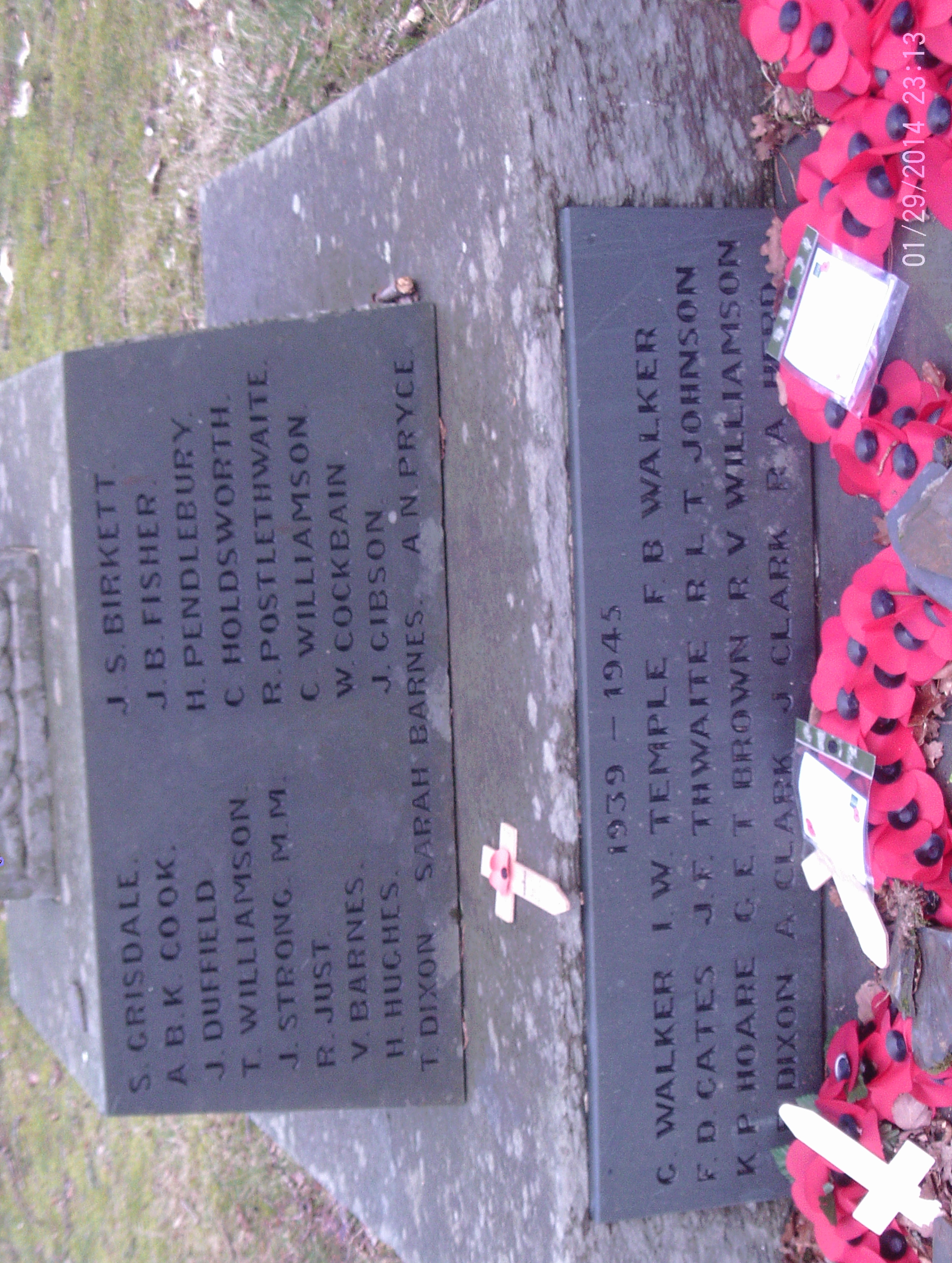 Above Derwent War Memorials Online