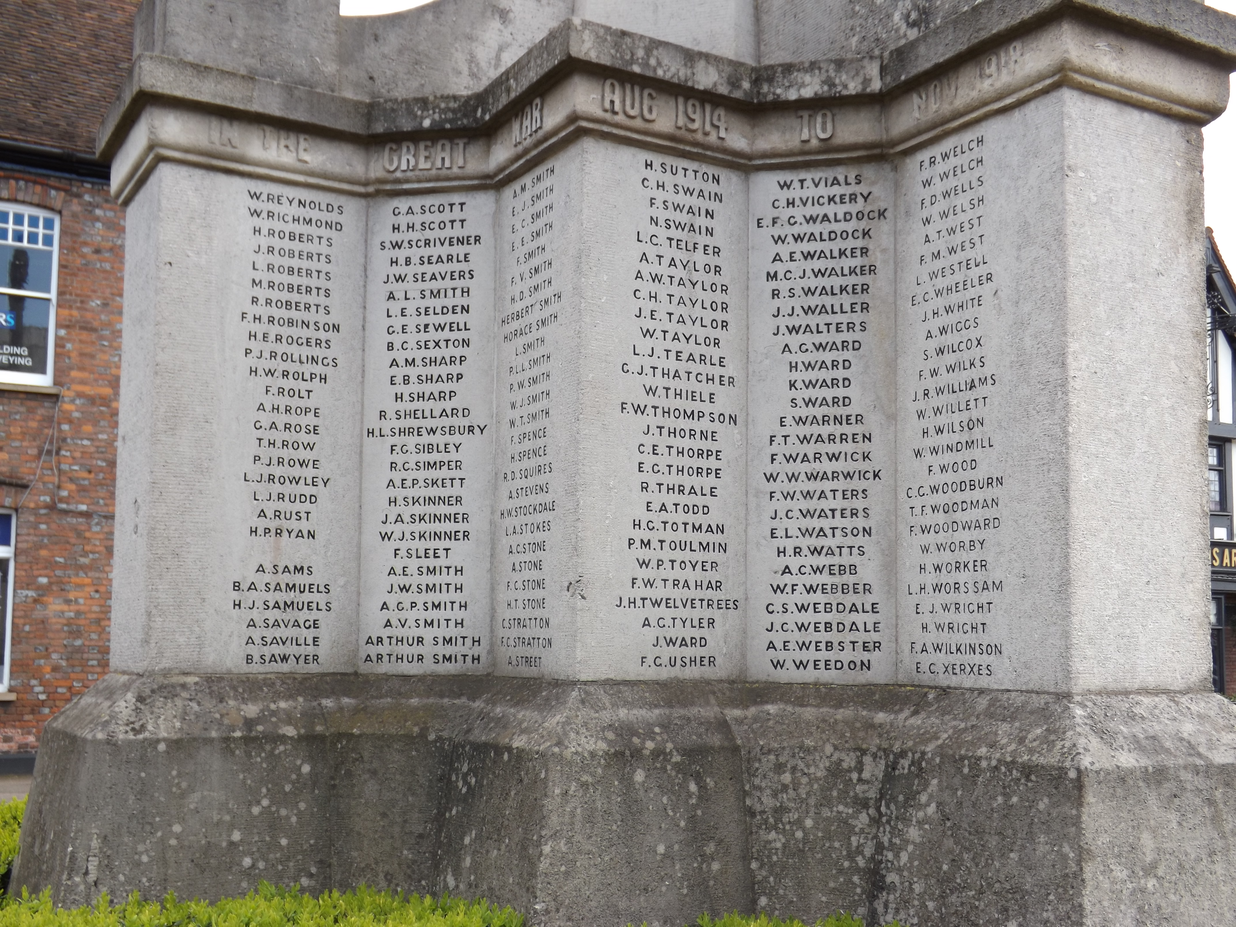 St Albans War Memorials Online