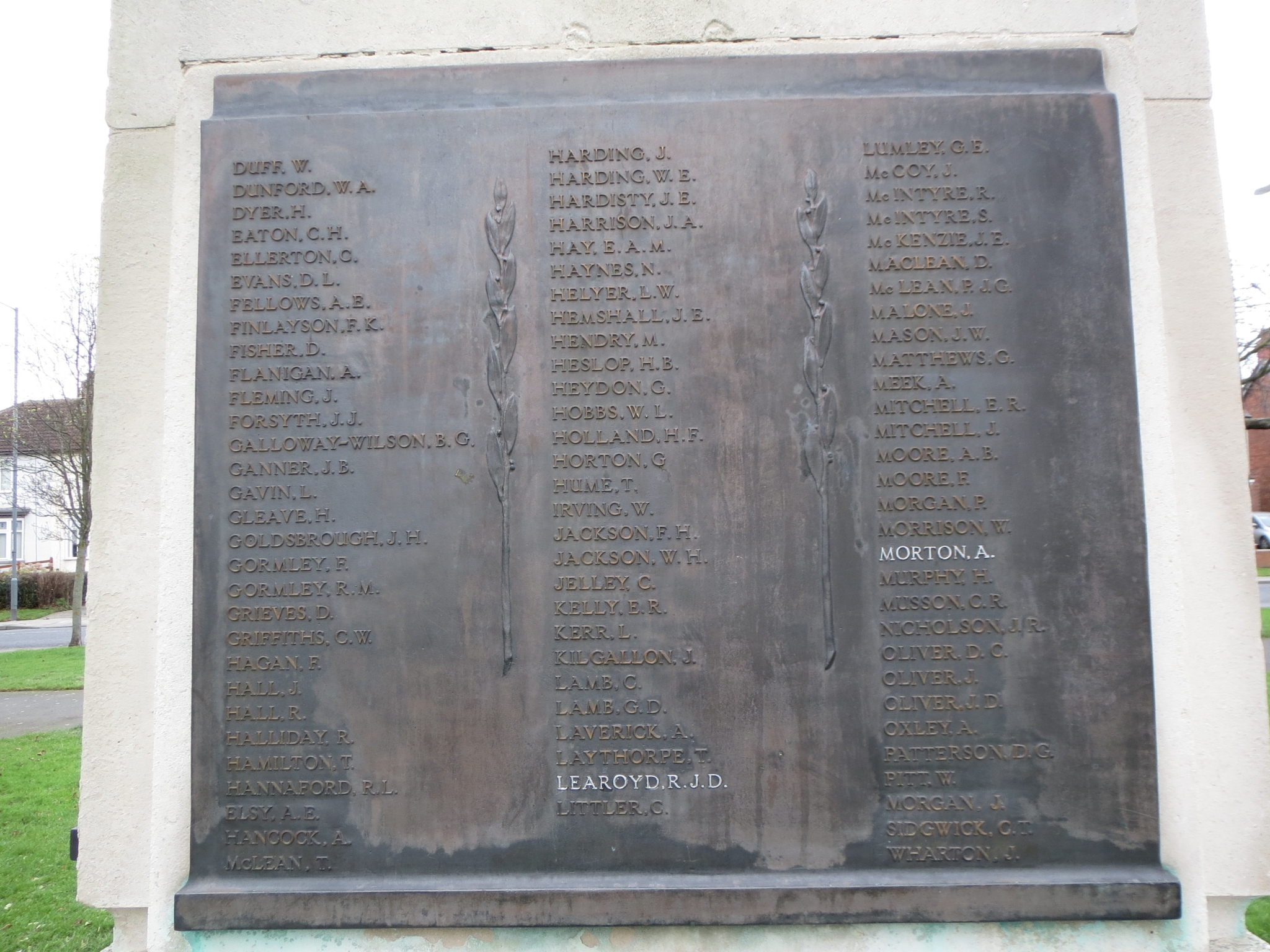 Imperial Chemical Industries Ltd War Memorials Online