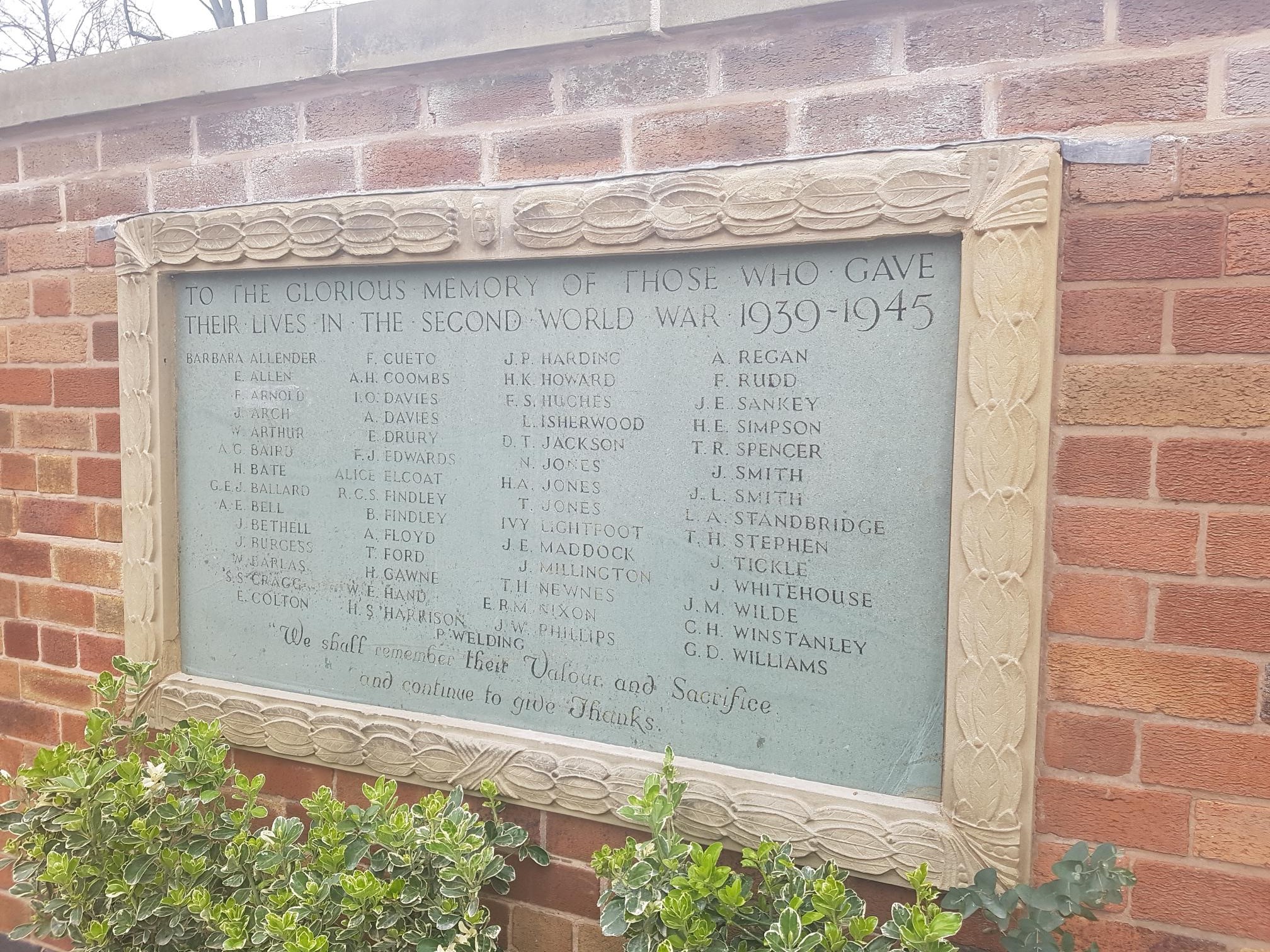 Stockton Heath War Memorial War Memorials Online