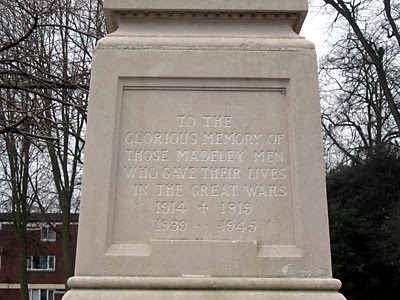 Madeley - War Memorials Online