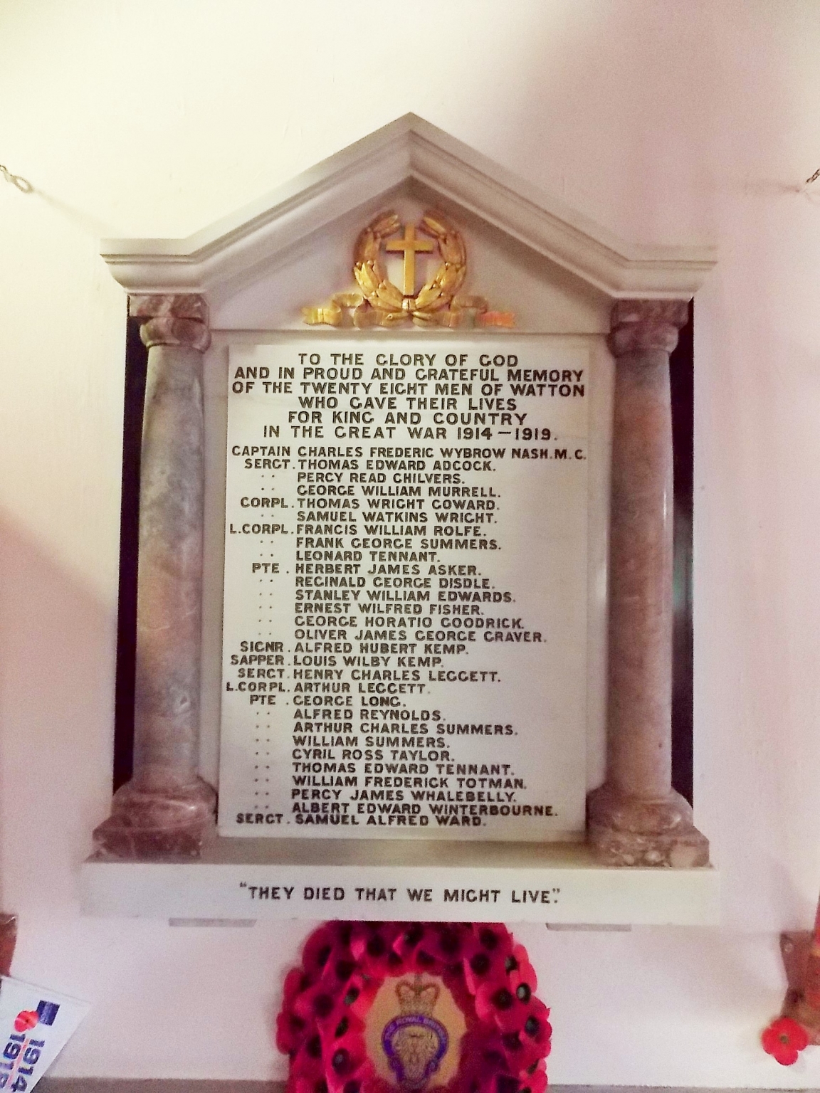 Watton WW1 Memorial