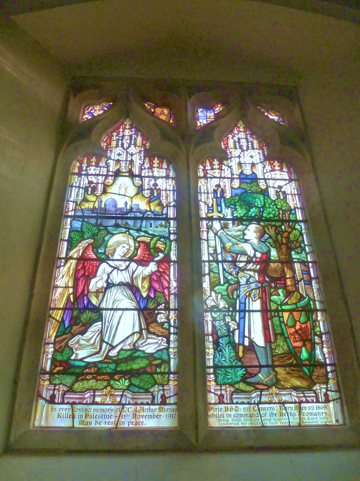 Stained glass window - War Memorials Online