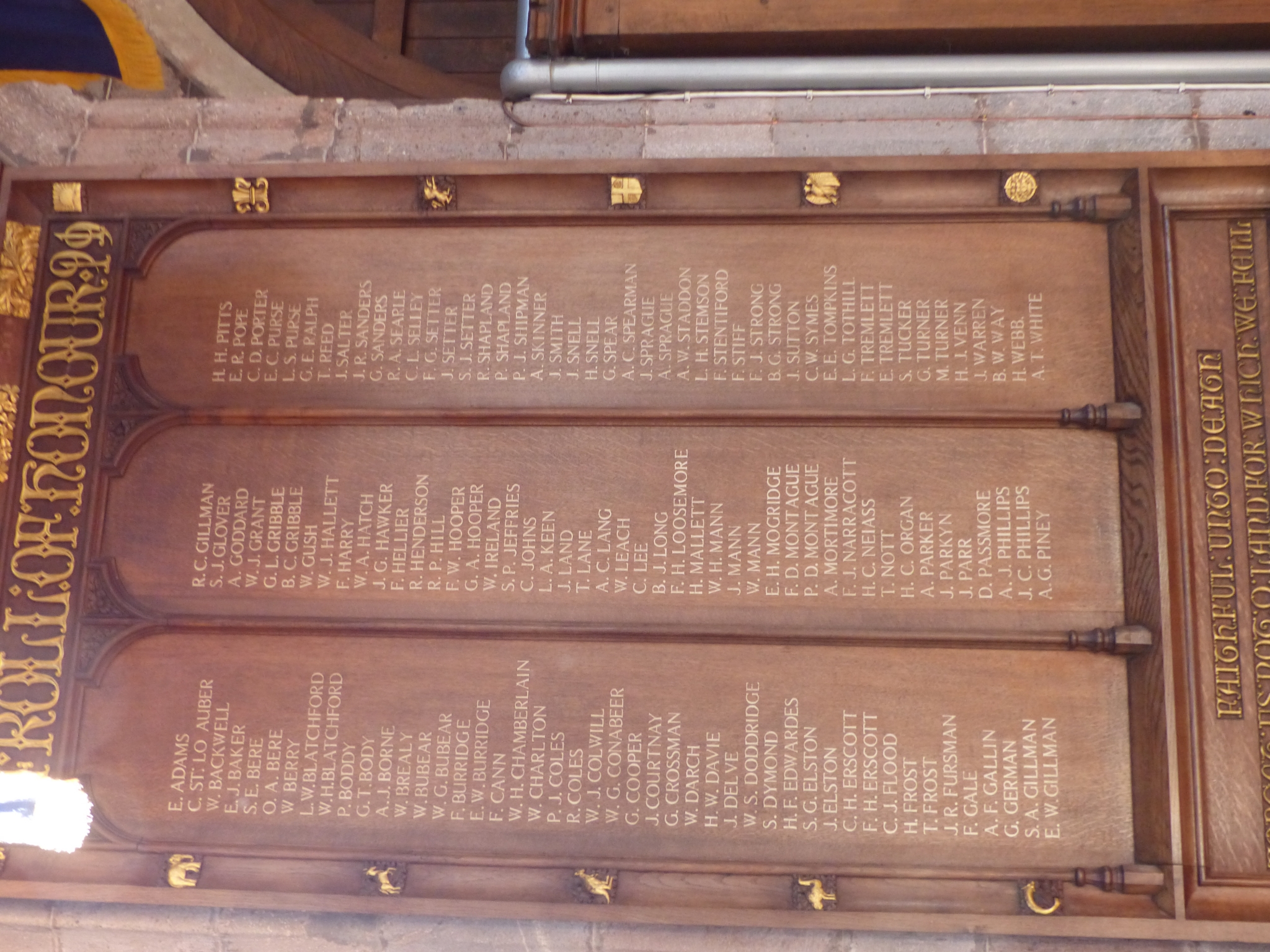 Crediton Church Roll Of Honour Ww1 War Memorials Online