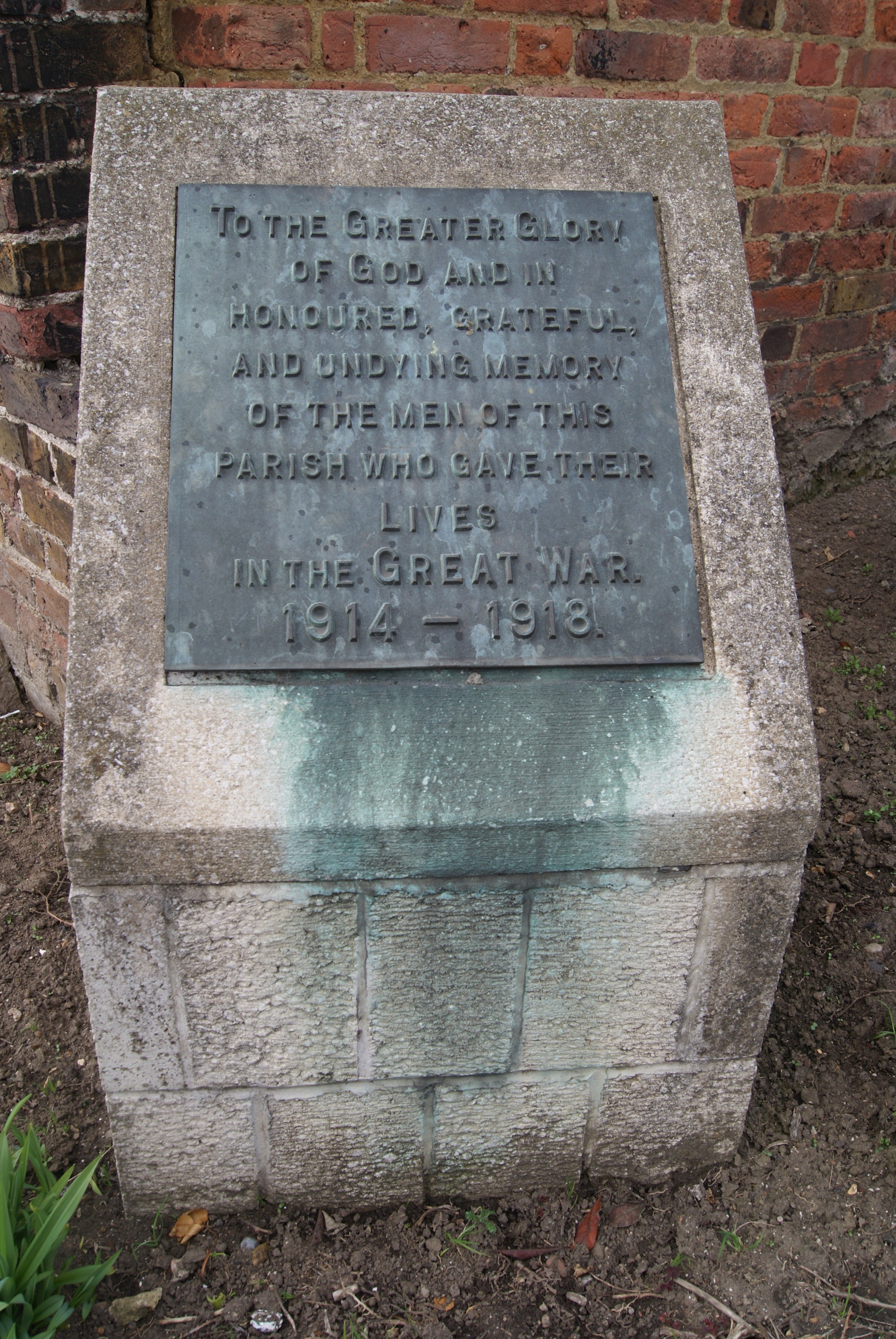 Milton Regis WW1 Plaques - War Memorials Online