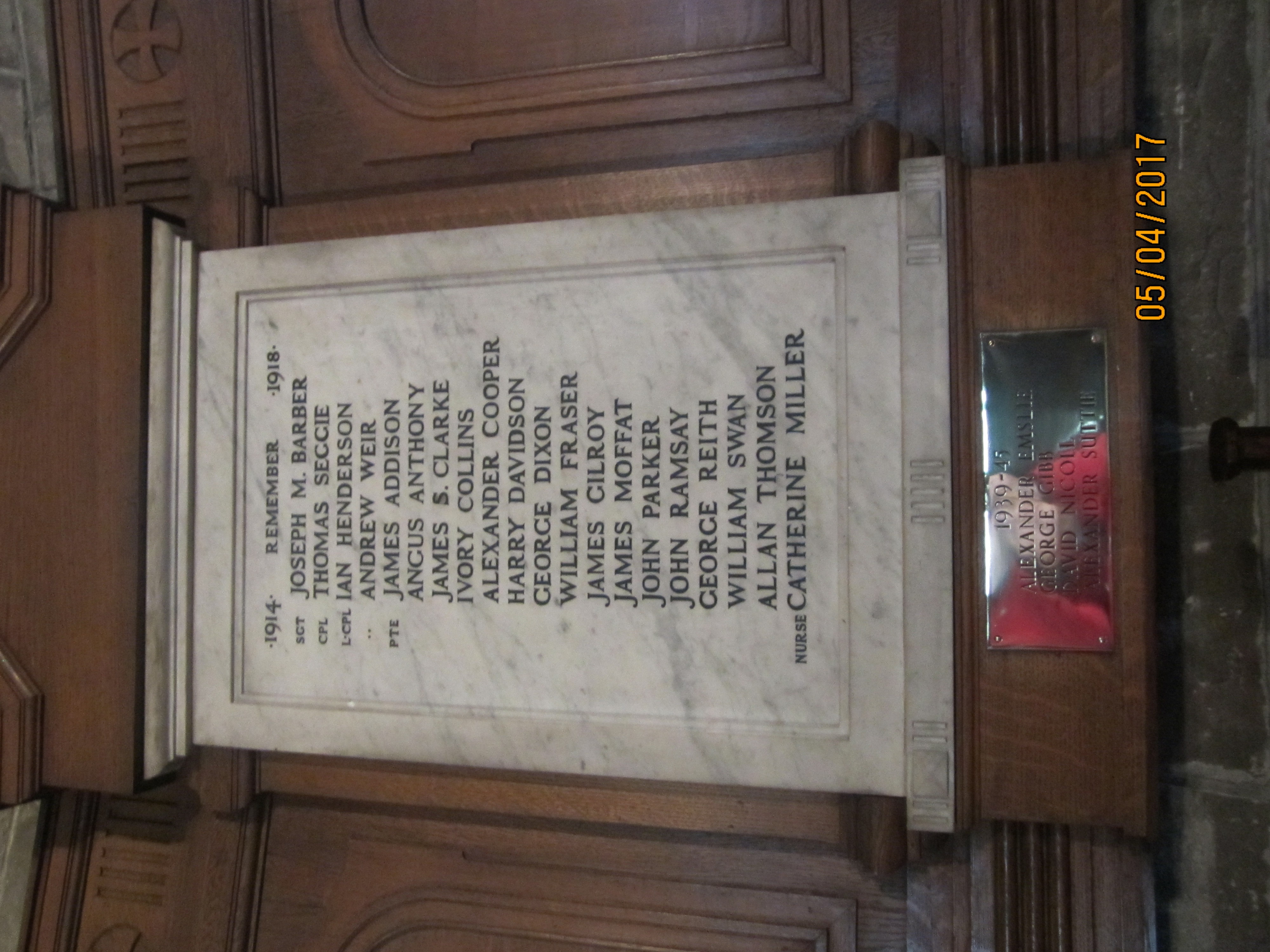 St. Leonard's Church WW1 and WW2 - War Memorials Online