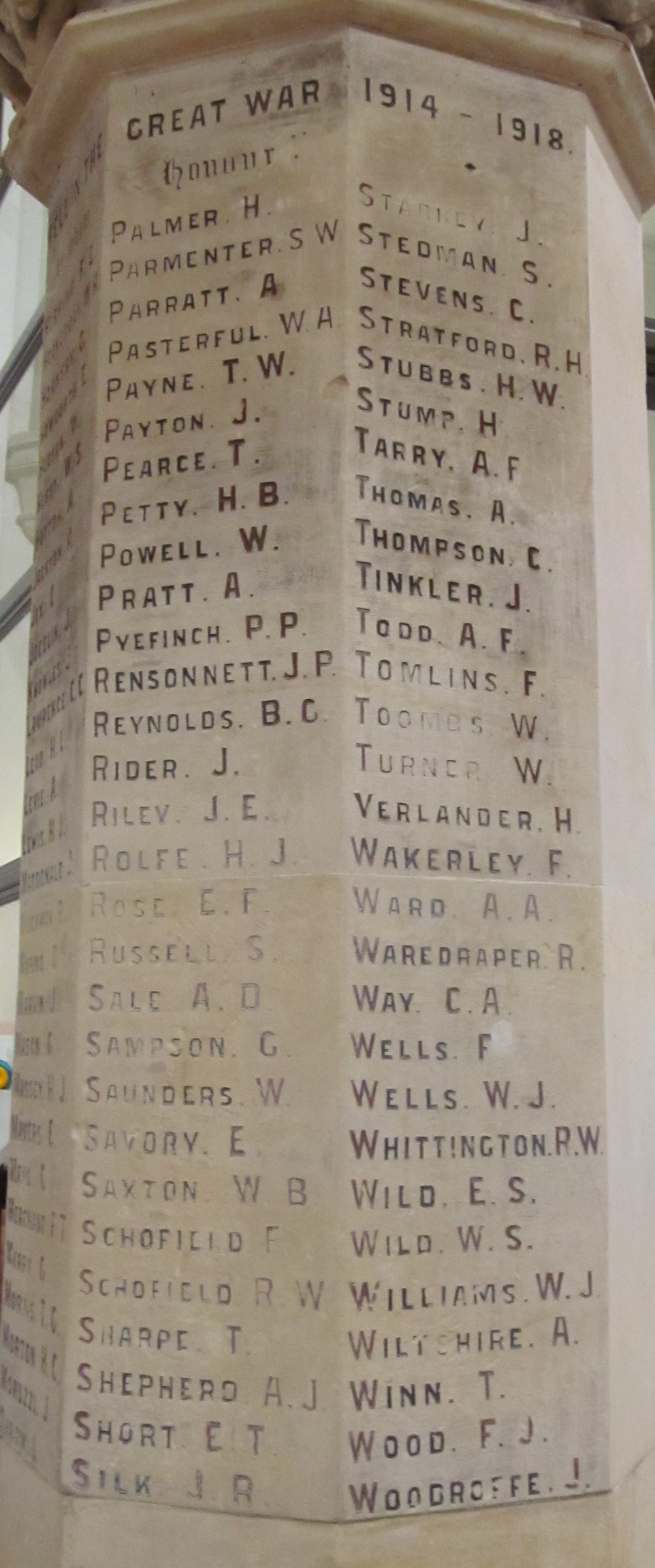 Homerton War Memorials Online