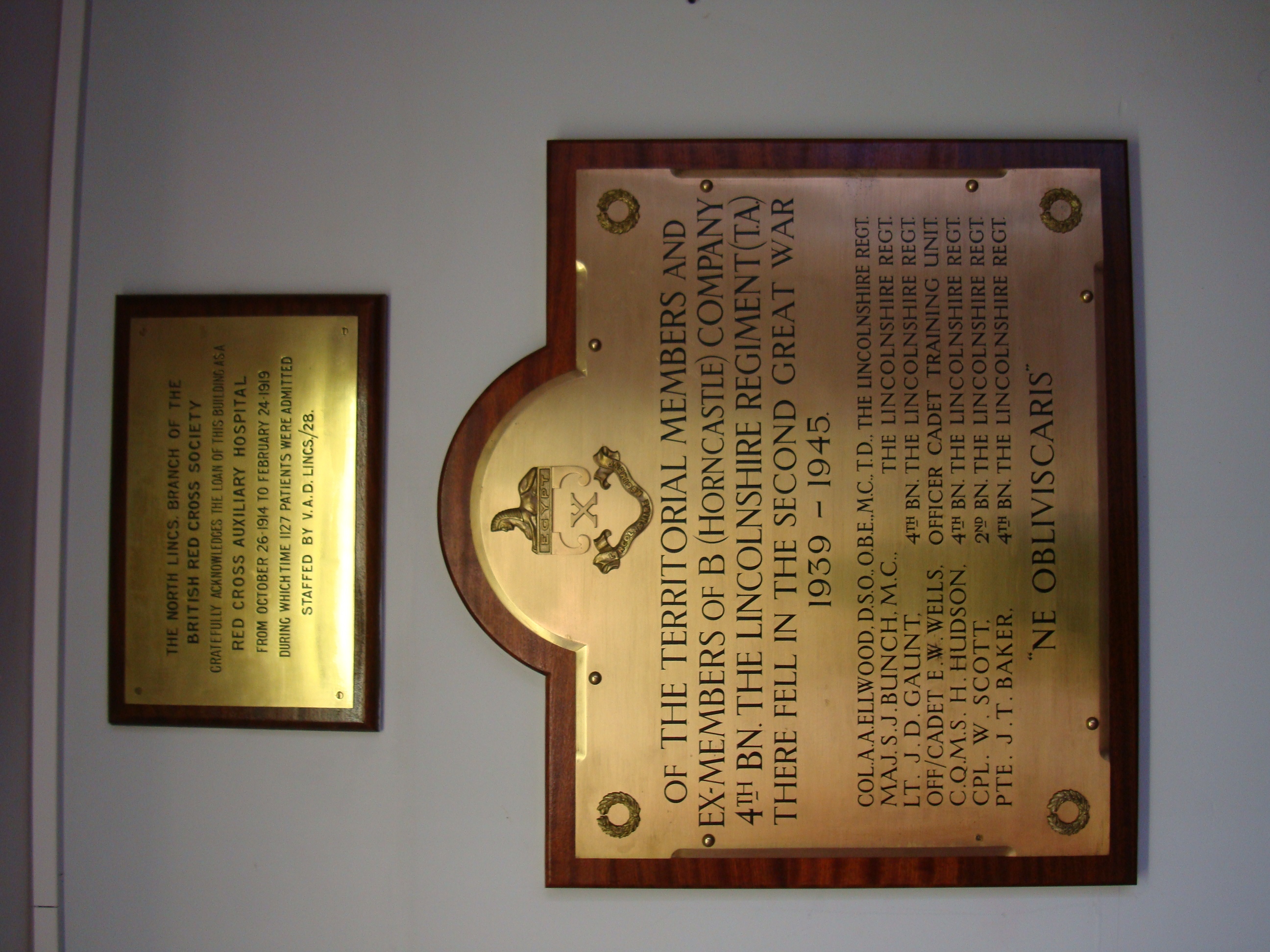 B Horncastle Company 4th Bn The Lincolnshire Regiment Ta Ww2 War Memorials Online