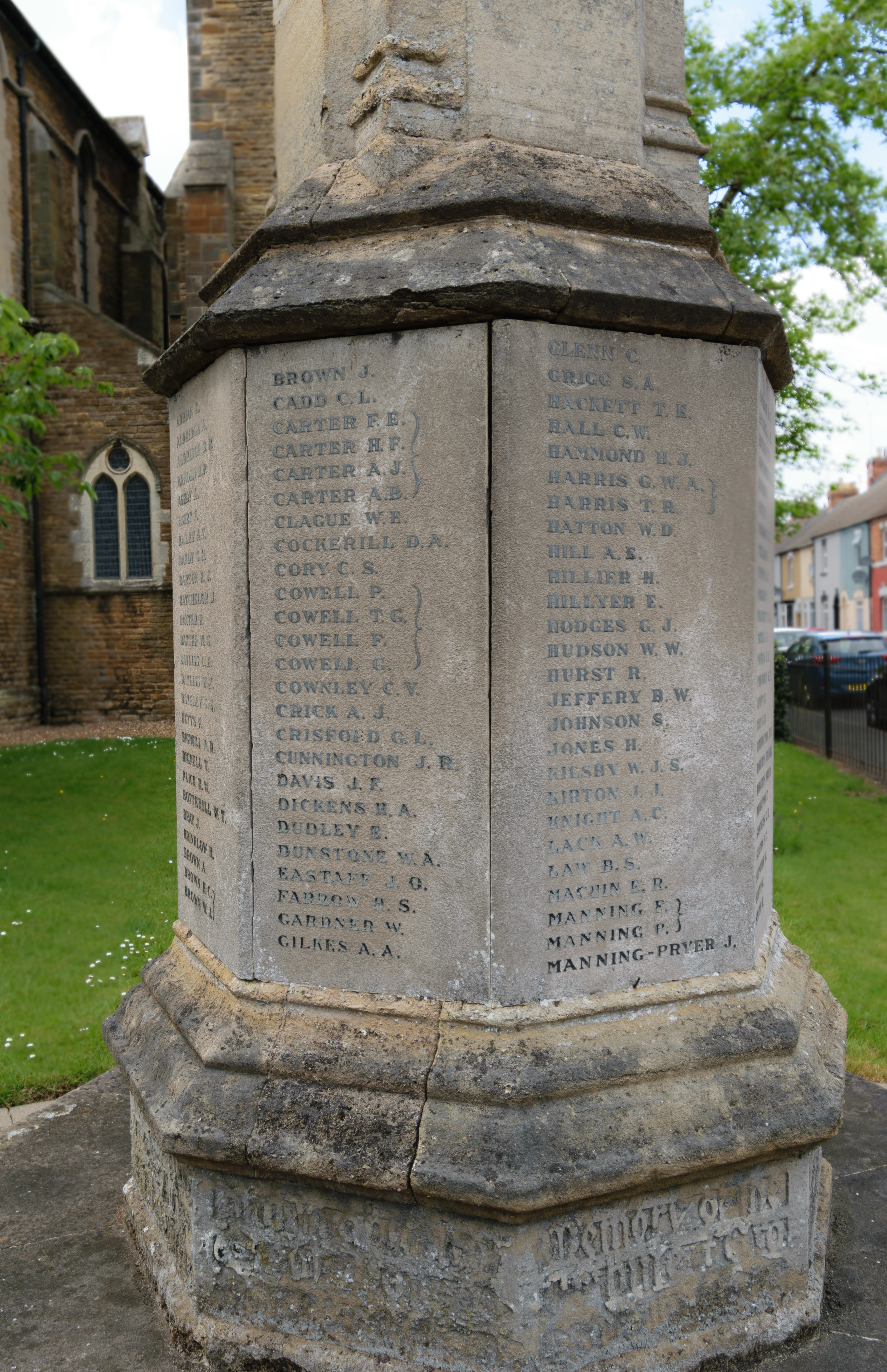 Far Cotton Memorial Northampton War Memorials Online