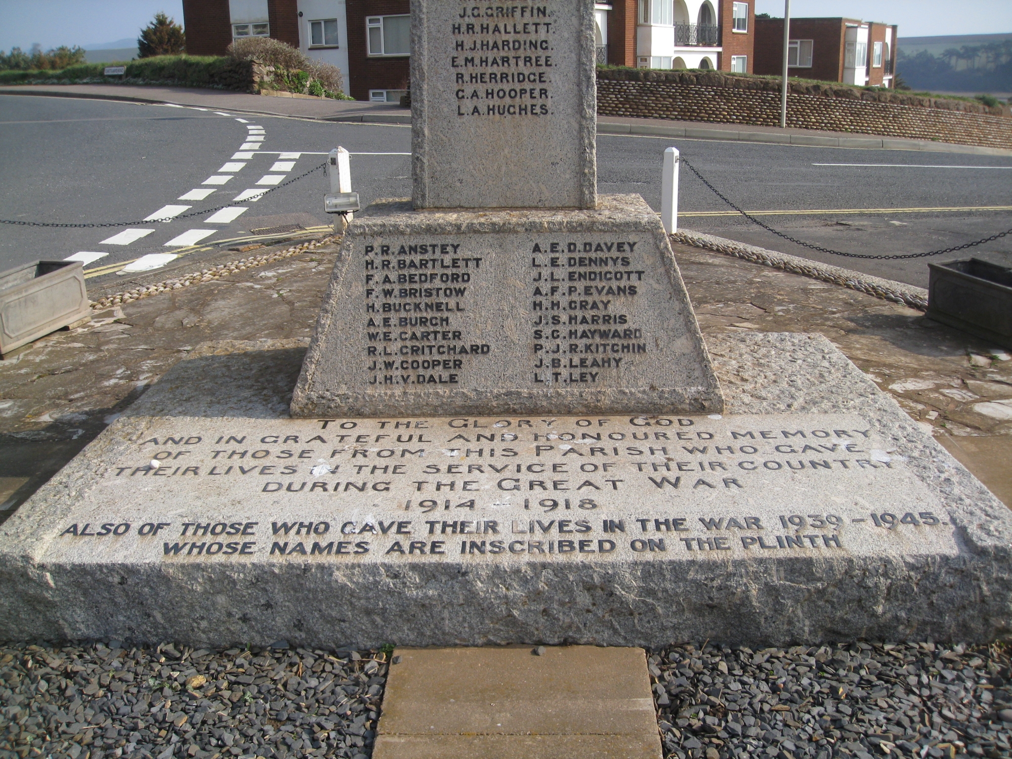 Budleigh Salterton War Memorials Online